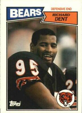 1987 Topps American UK Richard Dent #14 card