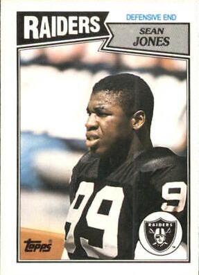 1987 Topps American UK Sean Jones #50 card