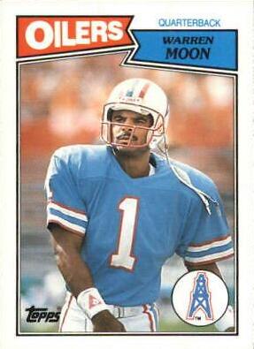1987 Topps American UK Warren Moon #62 card