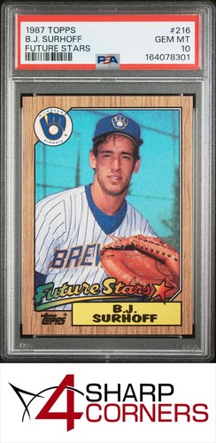 1987 Topps B. J. Surhoff #216 card