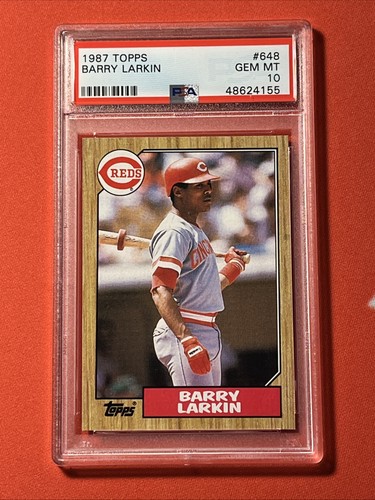 1987 Topps Barry Larkin #648 card