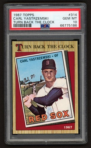 1987 Topps Carl Yastrzemski #314 card