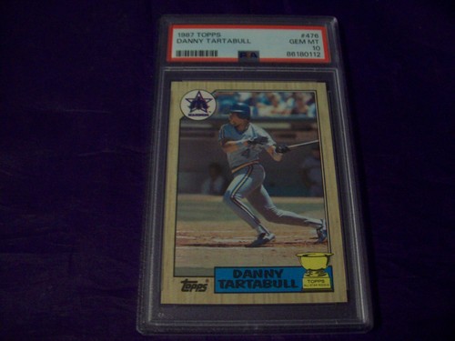 1987 Topps Danny Tartabull #476 card