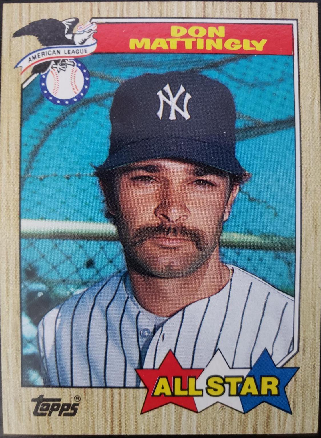 1987 Topps Don Mattingly [Error] #606 card