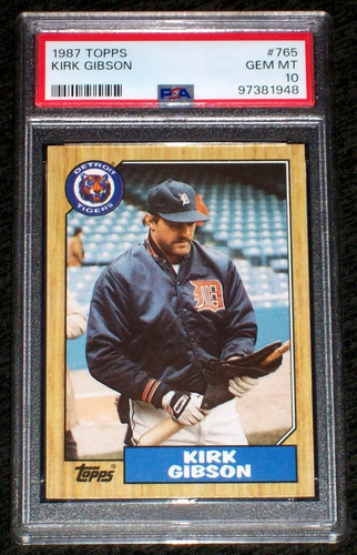1987 Topps Kirk Gibson #765 card