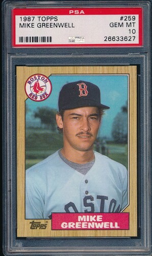 1987 Topps Mike Greenwell #259 card