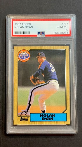 1987 Topps Nolan Ryan #757 card