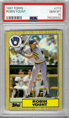 1987 Topps Robin Yount #773 card