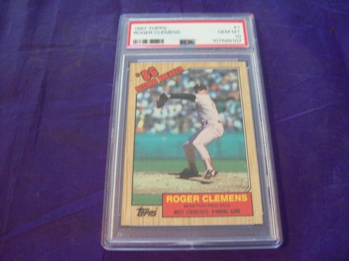 1987 Topps Roger Clemens #1 card
