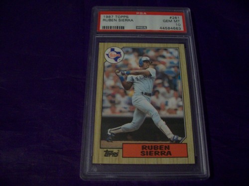 1987 Topps Ruben Sierra #261 card