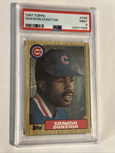 1987 Topps Shawon Dunston #346 card