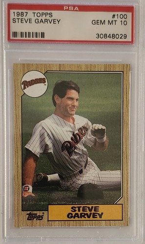 1987 Topps Steve Garvey #100 card