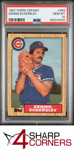 1987 Topps Tiffany Dennis Eckersley #459 card