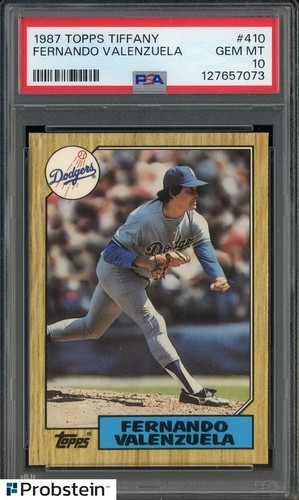 1987 Topps Tiffany Fernando Valenzuela #410 card