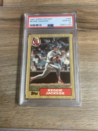 1987 Topps Tiffany Reggie Jackson #300 card