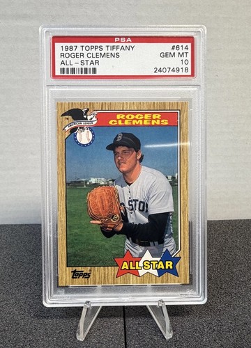 1987 Topps Tiffany Roger Clemens #614 card