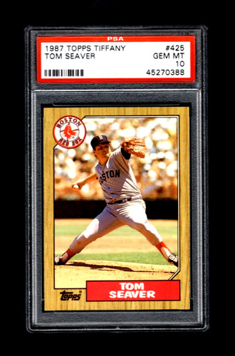 1987 Topps Tiffany Tom Seaver #425 card