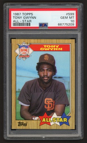 1987 Topps Tony Gwynn #599 card