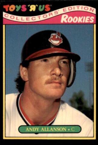 1987 Topps Toys R US Rookies Andy Allanson #1 card