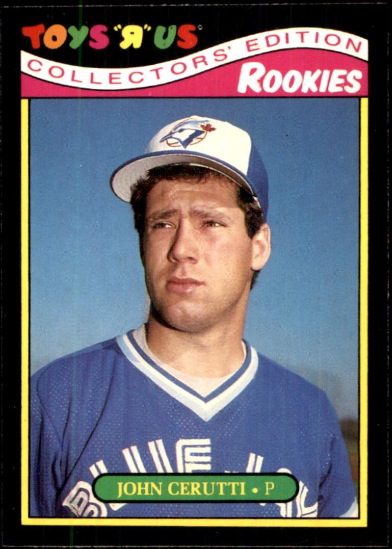 1987 Topps Toys R US Rookies John Cerutti #6 card