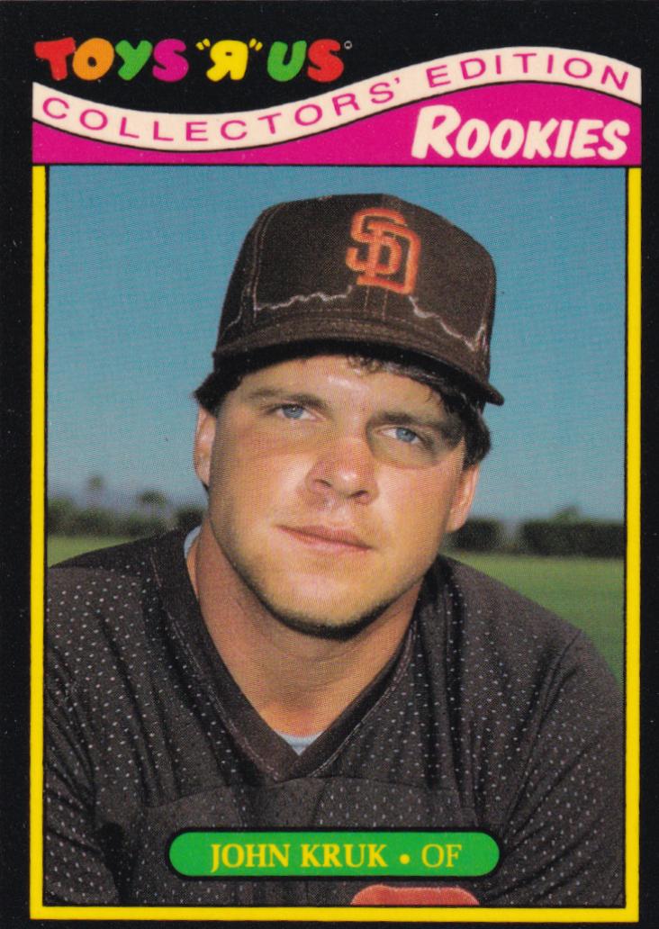 1987 Topps Toys R US Rookies John Kruk #17 card
