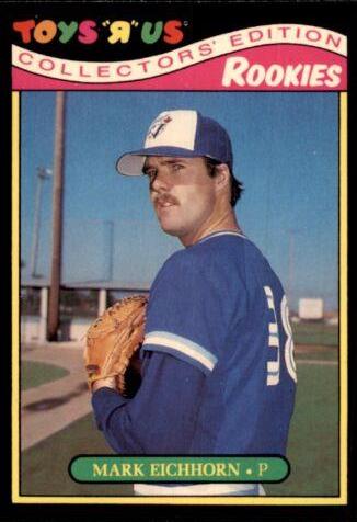 1987 Topps Toys R US Rookies Mark Eichhorn #10 card