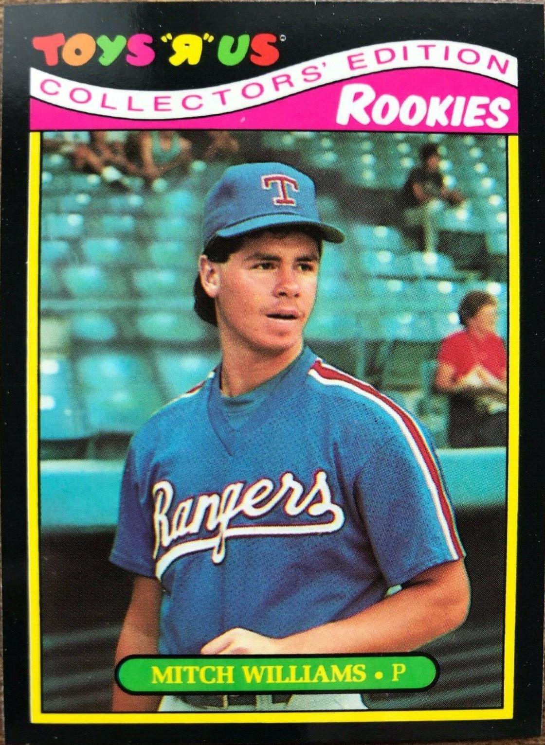 1987 Topps Toys R US Rookies Mitch Williams #32 card