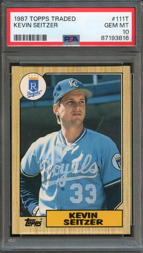 1987 Topps Traded Kevin Seitzer #111T card