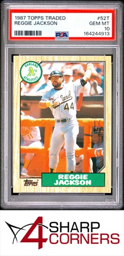 1987 Topps Traded Reggie Jackson #52T card