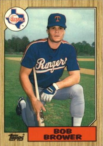 1987 Topps Traded Tiffany Bob Brower #10T card