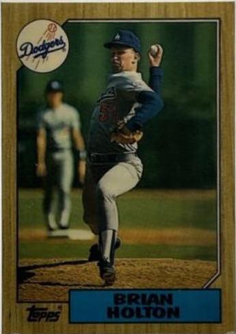 1987 Topps Traded Tiffany Brian Holton #49T card