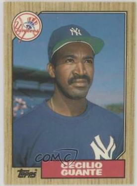 1987 Topps Traded Tiffany Cecilio Guante #40T card