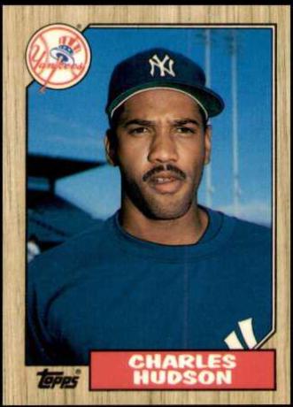 1987 Topps Traded Tiffany Charles Hudson #50T card