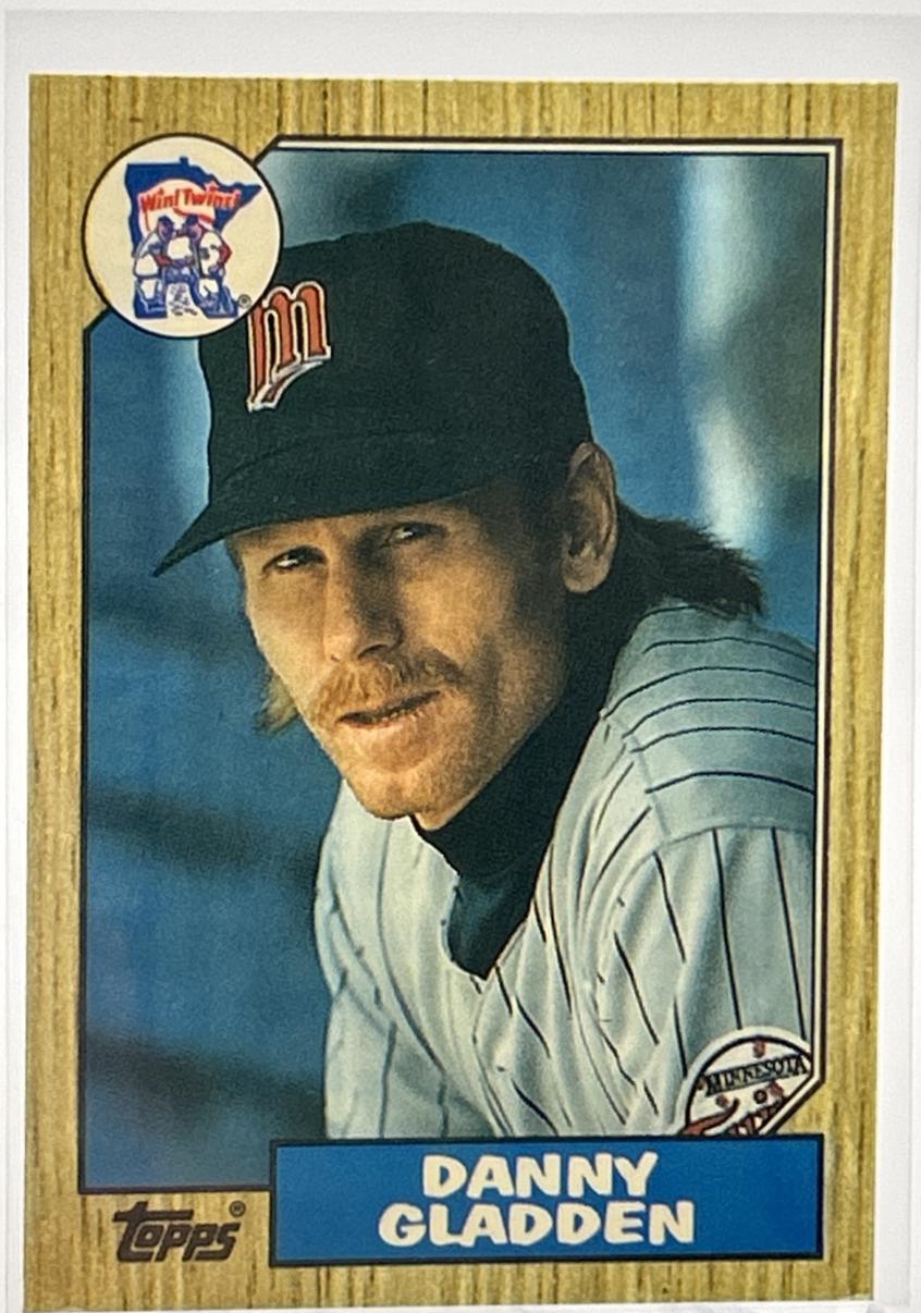 1987 Topps Traded Tiffany Danny Gladden #38T card