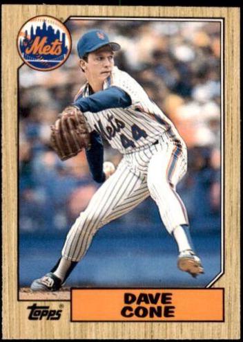 1987 Topps Traded Tiffany Dave Cone #24T card
