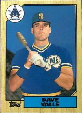 1987 Topps Traded Tiffany Dave Valle #122T card