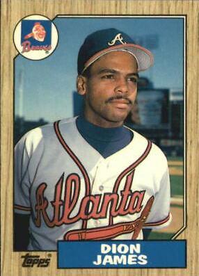 1987 Topps Traded Tiffany Dion James #54T card