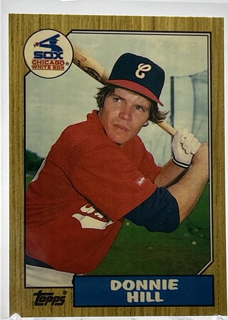 1987 Topps Traded Tiffany Donnie Hill #47T card