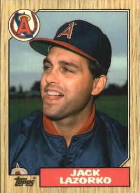 1987 Topps Traded Tiffany Jack Lazorko #62T card