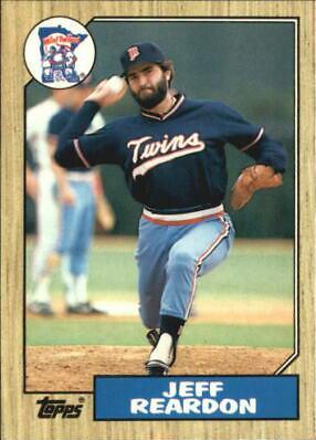 1987 Topps Traded Tiffany Jeff Reardon #98T card