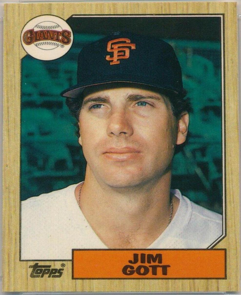 1987 Topps Traded Tiffany Jim Gott #39T card