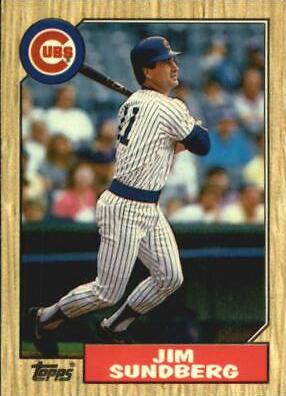 1987 Topps Traded Tiffany Jim Sundberg #119T card