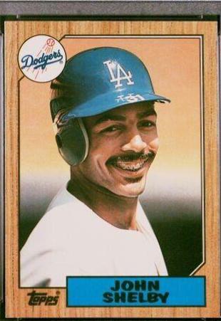 1987 Topps Traded Tiffany John Shelby #112T card