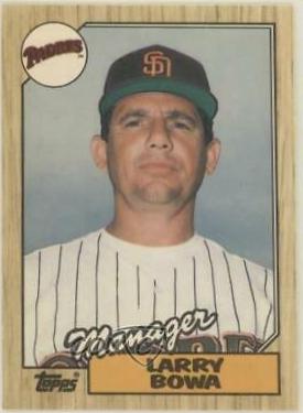 1987 Topps Traded Tiffany Larry Bowa #8T card