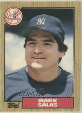 1987 Topps Traded Tiffany Mark Salas #107T card