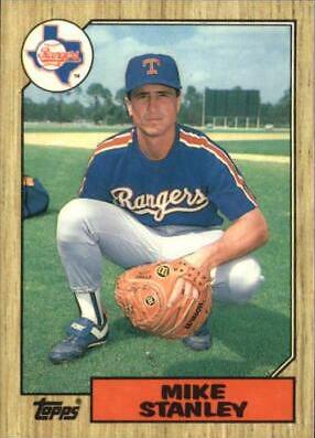 1987 Topps Traded Tiffany Mike Stanley #116T card