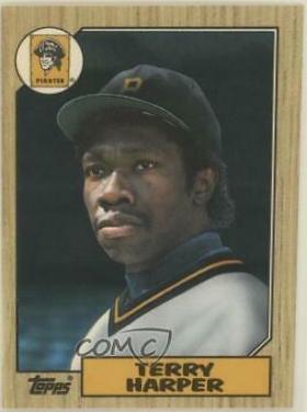 1987 Topps Traded Tiffany Terry Harper #42T card