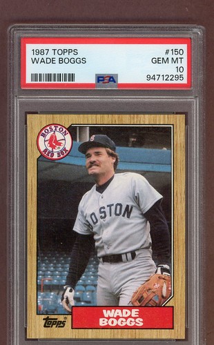 1987 Topps Wade Boggs #150 card