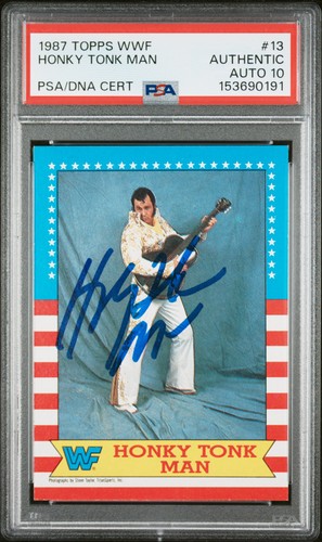 1987 Topps WWF Honky Tonk Man #13 card