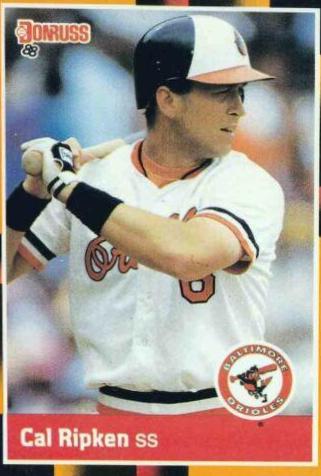 1988 Donruss Baseball's Best Cal Ripken Jr. #198 card